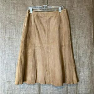 Vakko Skirts - VS2 by Vakko Womens Skirt 6 100% Goat Suede Pleats Vakko Skirts - VS2 by Vakko Womens Skirt 6 100% Goat Suede Pleats